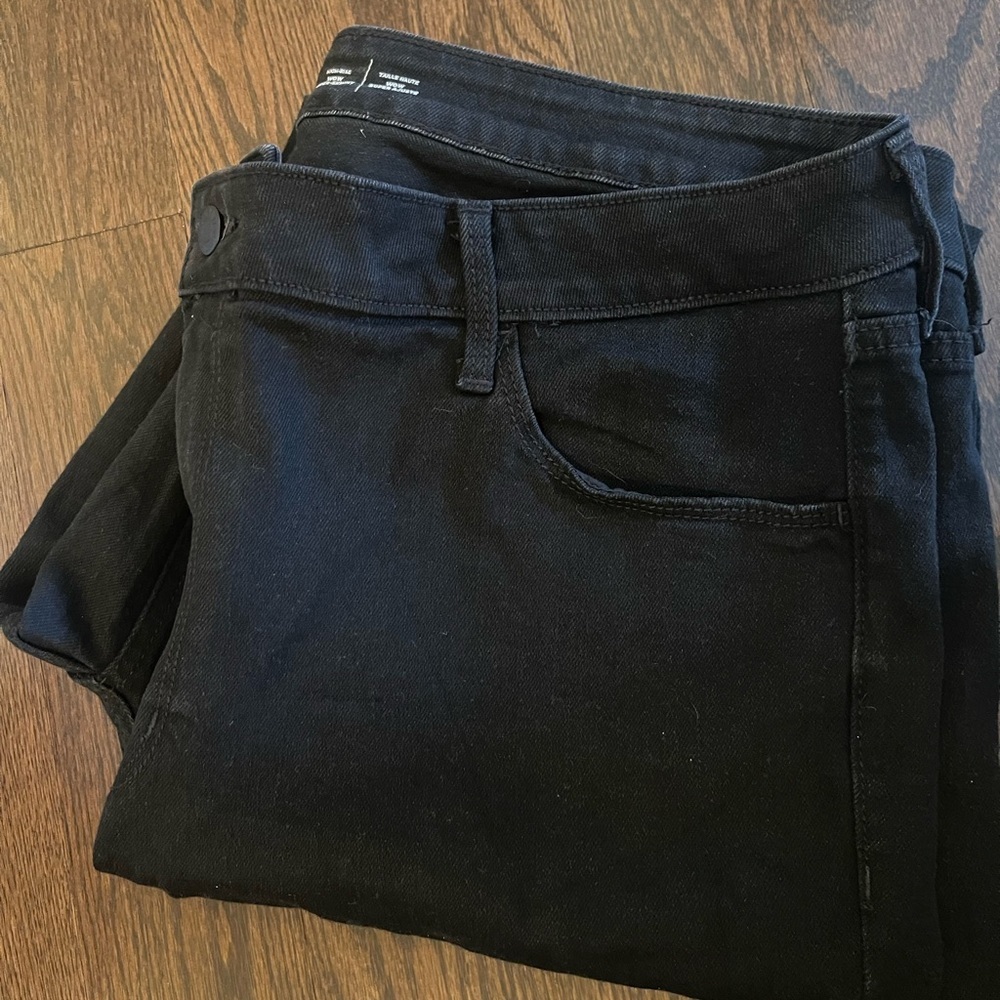 Classic Black Denim High Rise Skinny Jeans